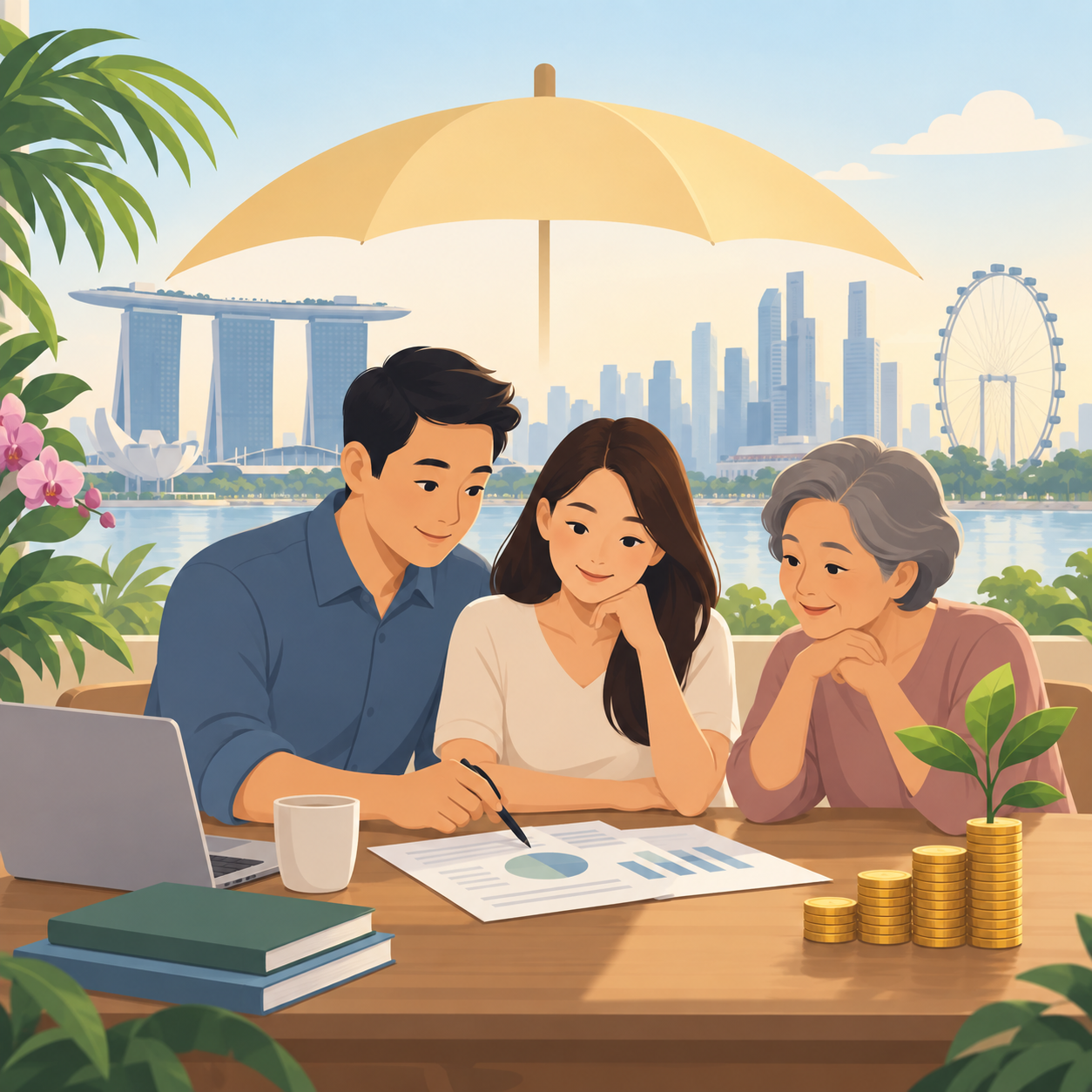 逾半新加坡人将保险视为实现财务独立的工具