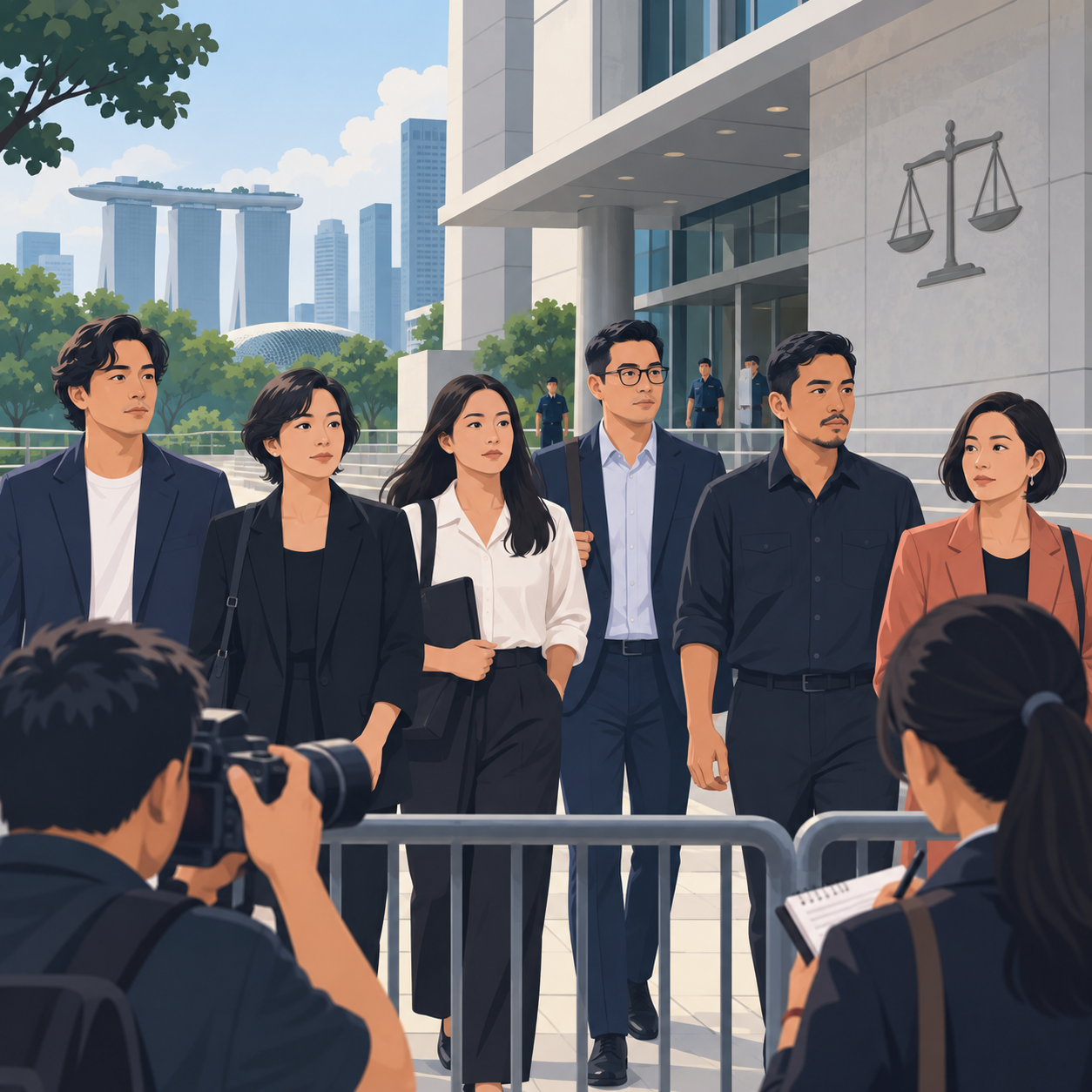 包括《Phua Chu Kang》演员在内六人因公共集会被控