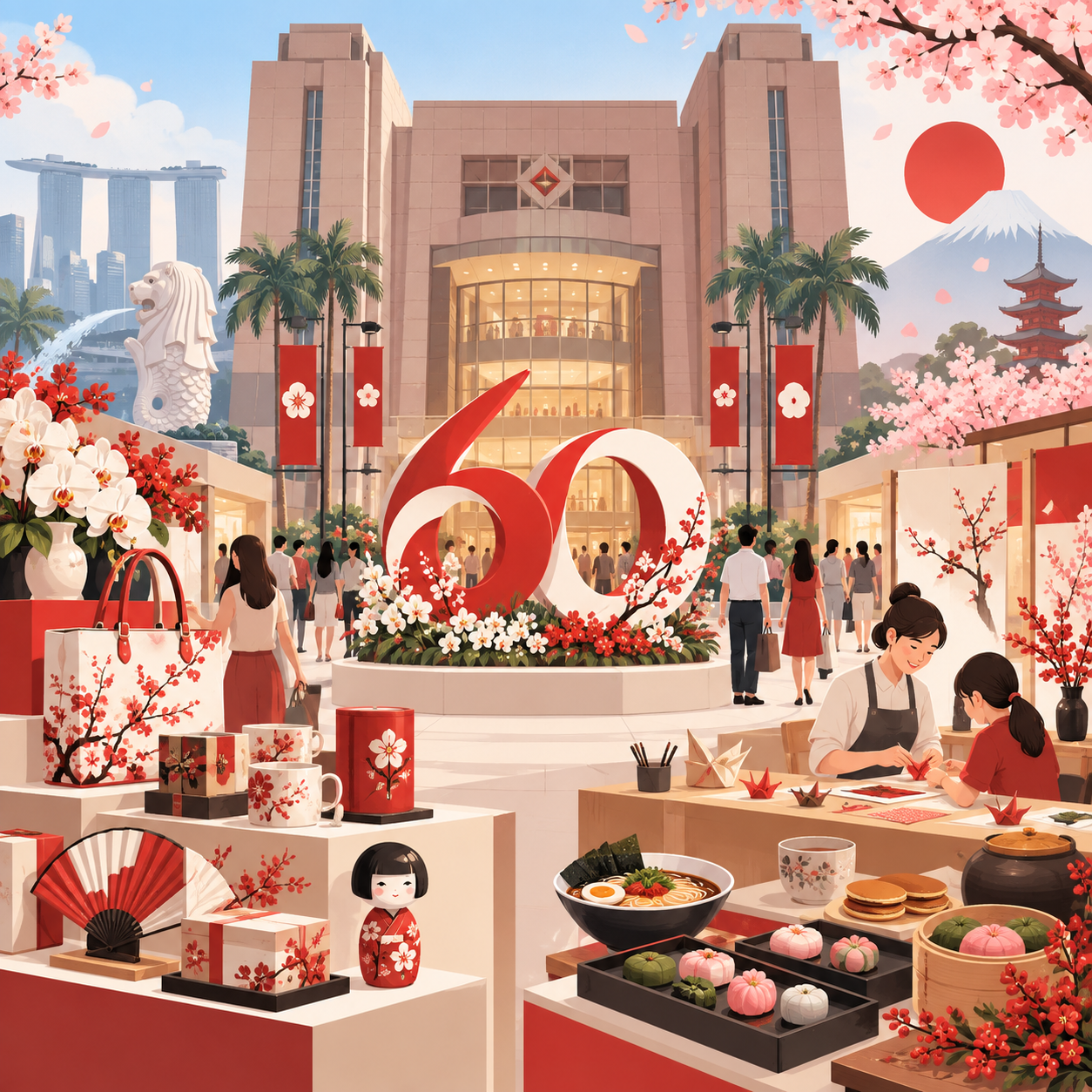 高岛屋庆祝新日建交60周年 推出限定商品、美食活动及工作坊