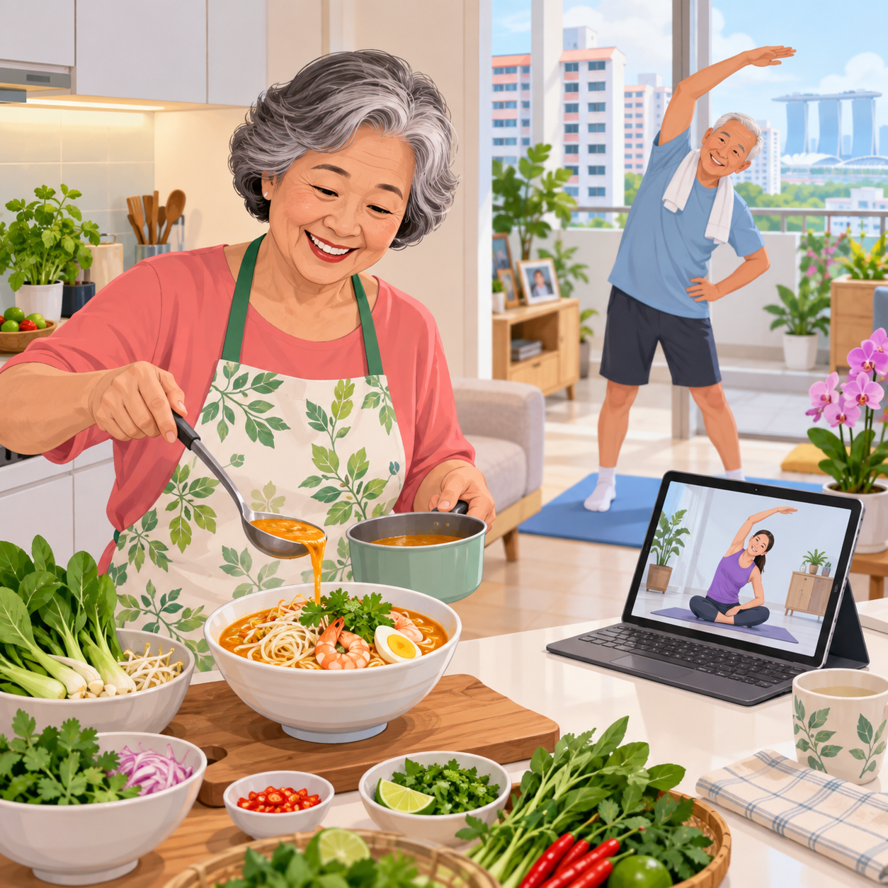 NTUC Health推出数字平台 将积极老龄化活动搬上线
