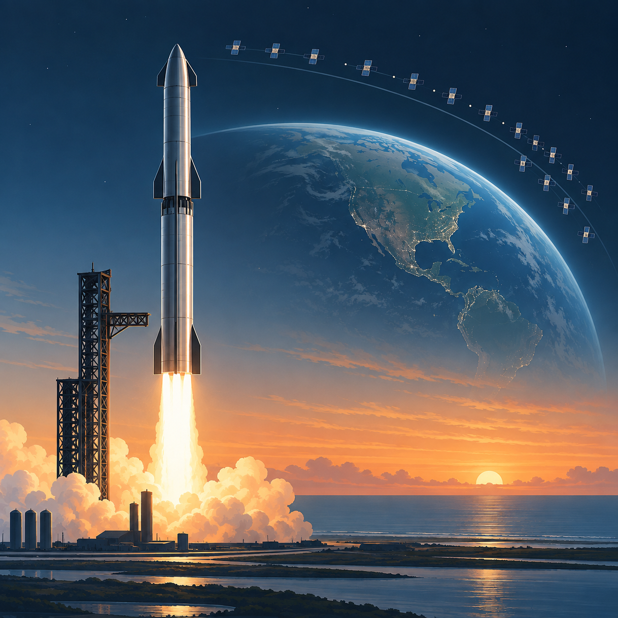 SpaceX“星舰”第14次试飞，首次计划进入轨道