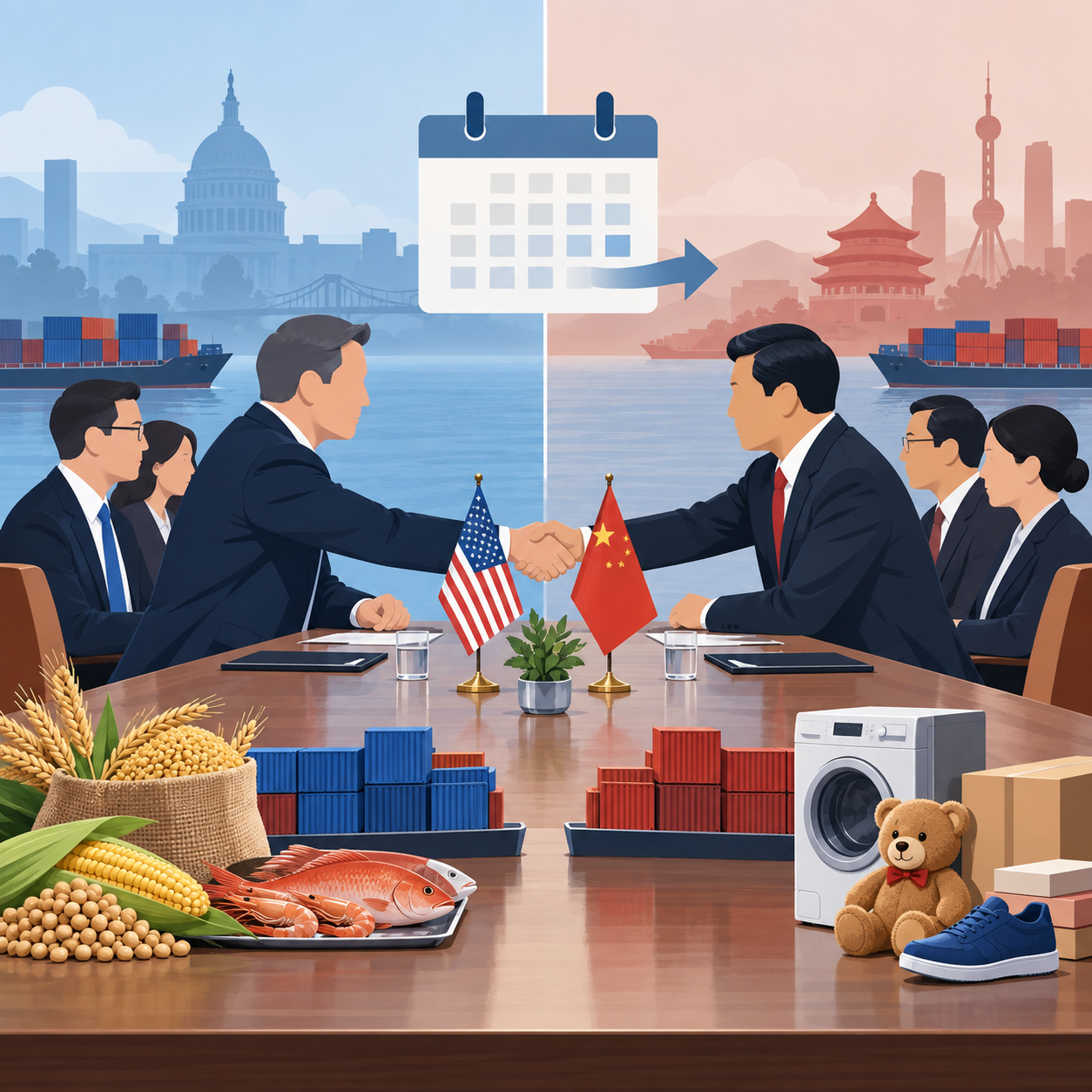 中美达成10项经贸成果 贸易休战延长至明年1月