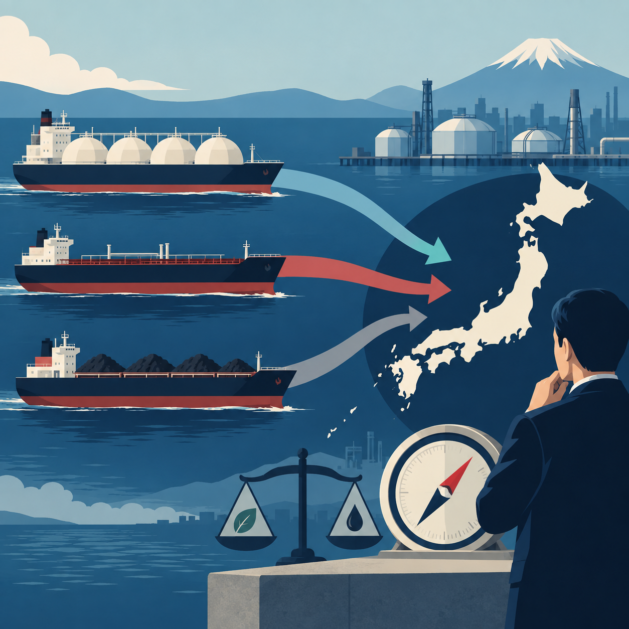 日本重新评估能源供应来源