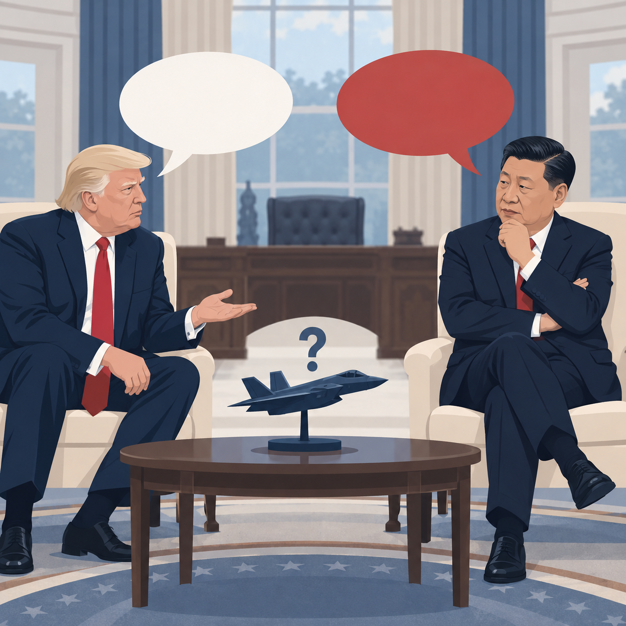 特朗普否认曾询问习近平是否愿意购买美国武器