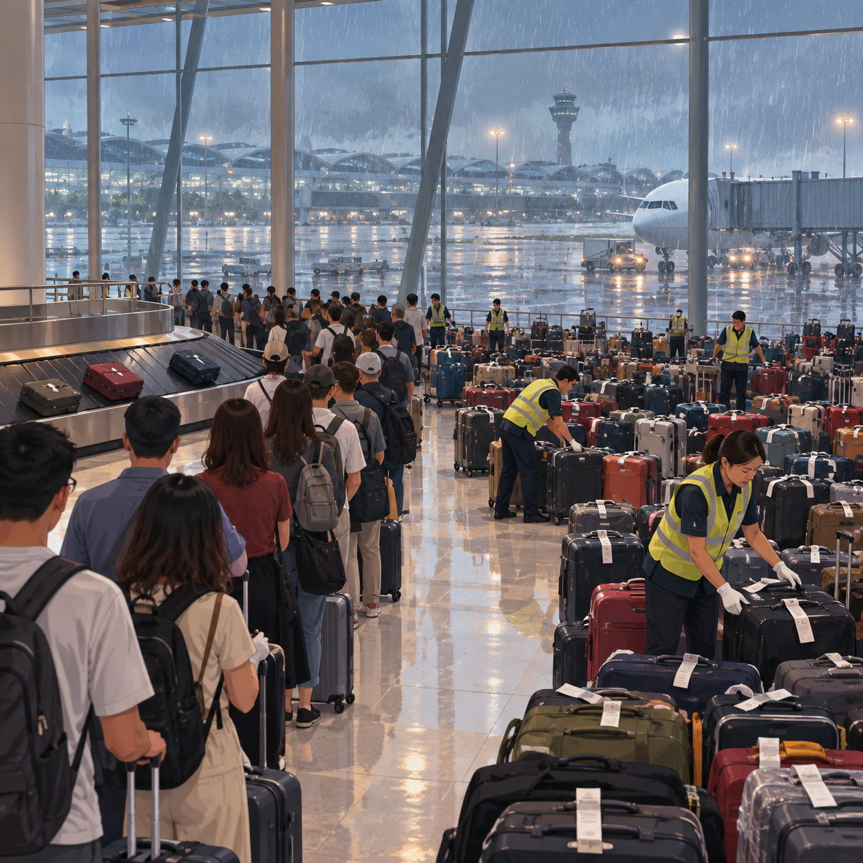 泰国航空将清理曼谷机场滞留的5000件行李