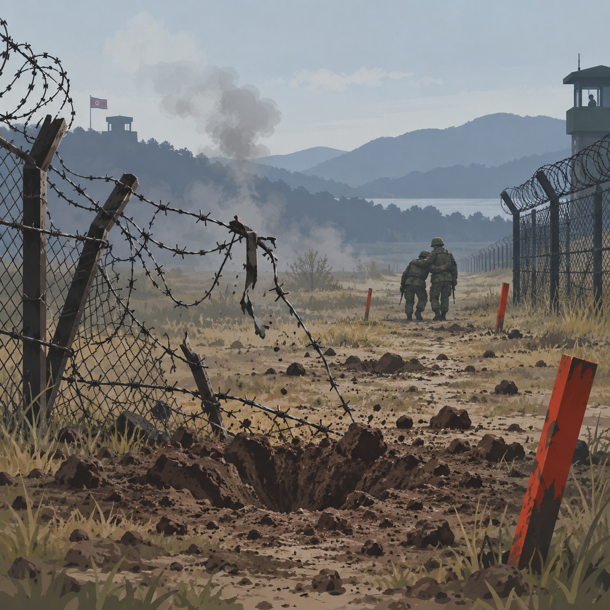 韩国称朝鲜非军事区地雷爆炸违反停战协定