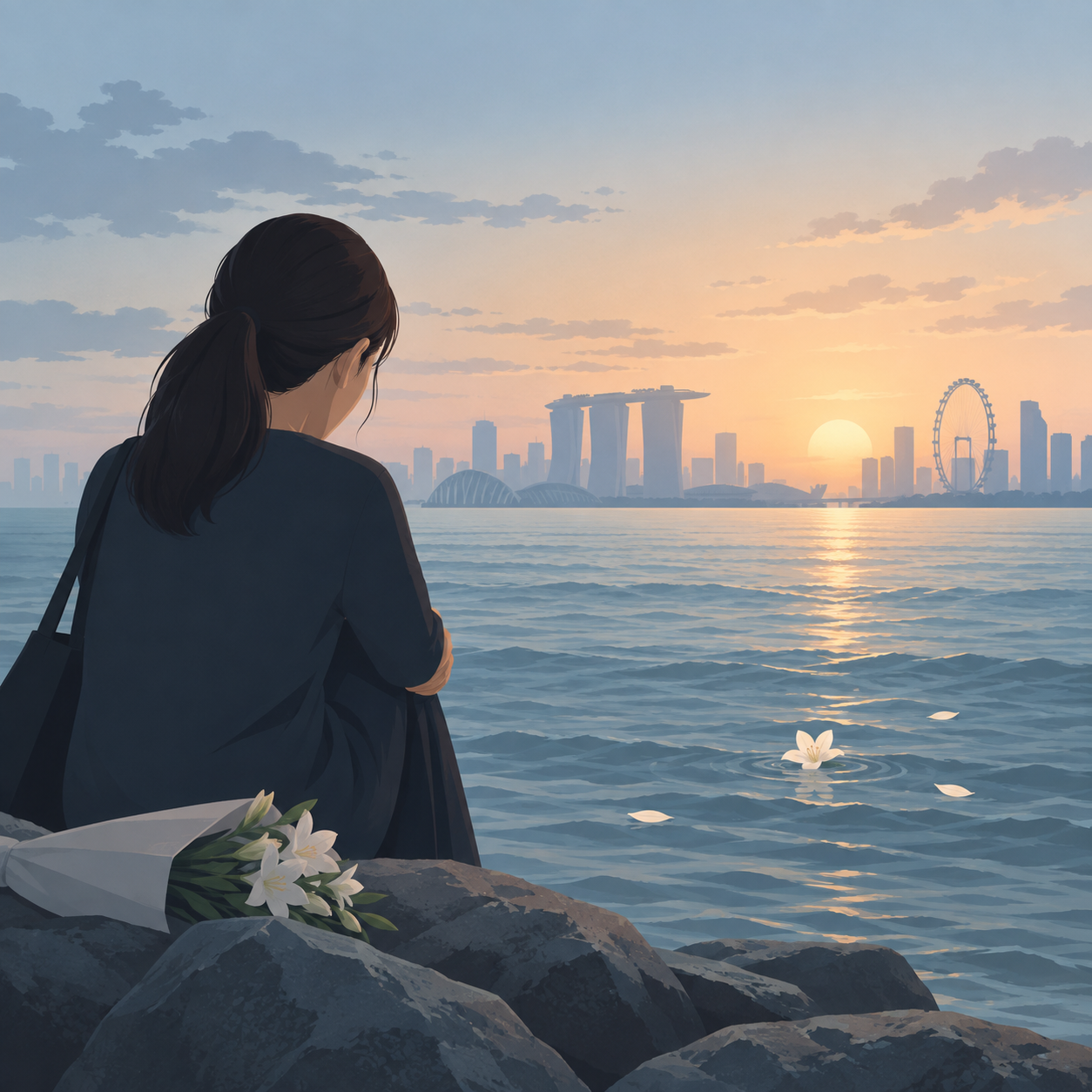 马来西亚单亲妈妈在新加坡怀孕六个月流产，殡仪馆免费安排海葬