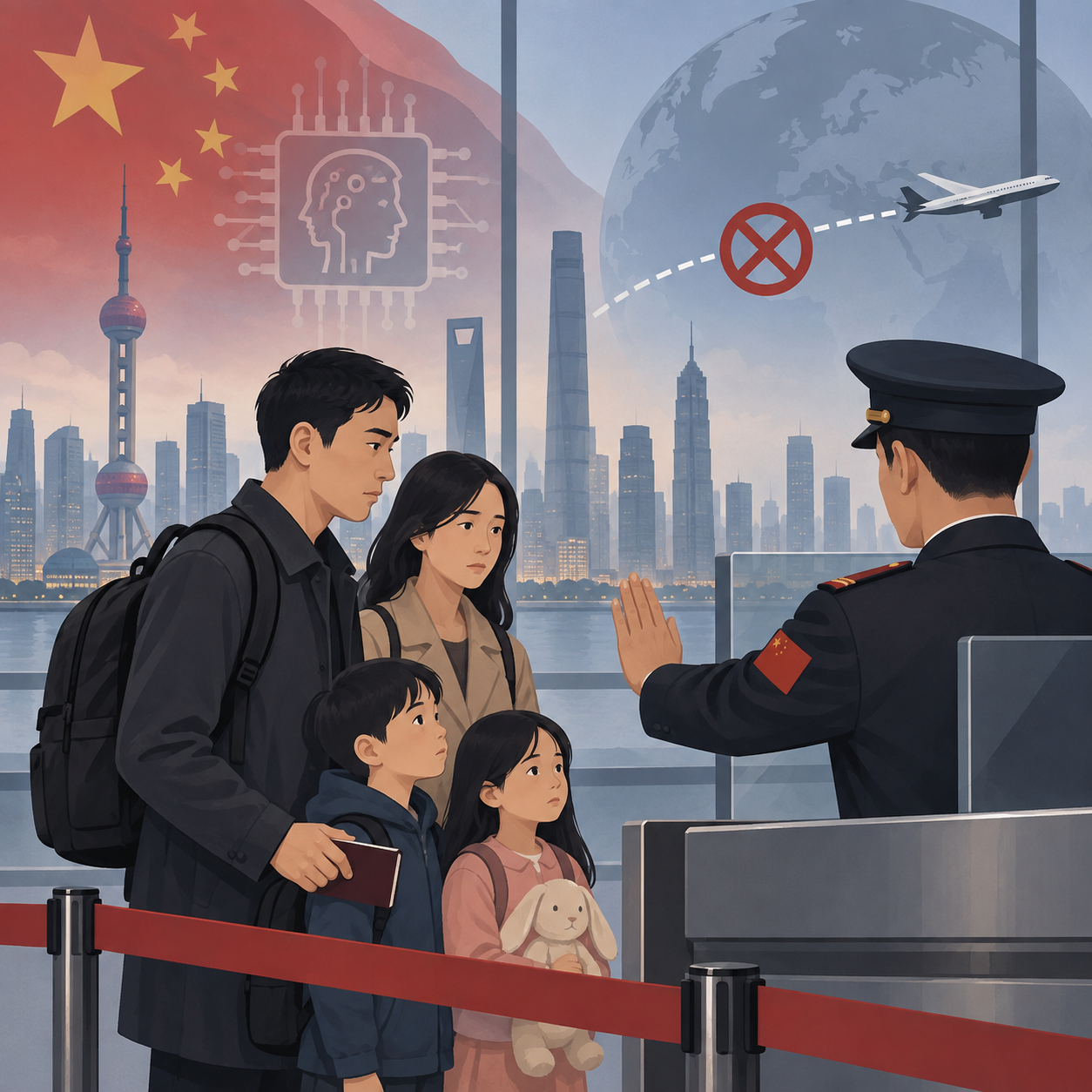 中国扩大民营AI人才出境限制，部分家属也被纳入