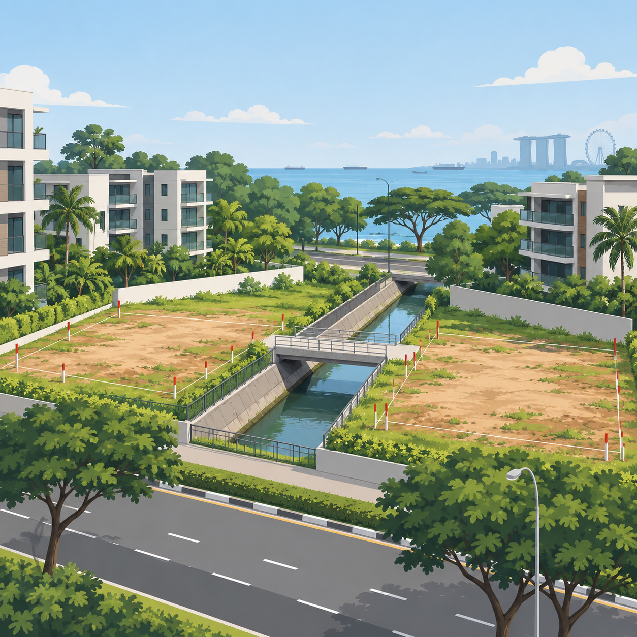 东海岸路私宅地段招标 可建约85单位