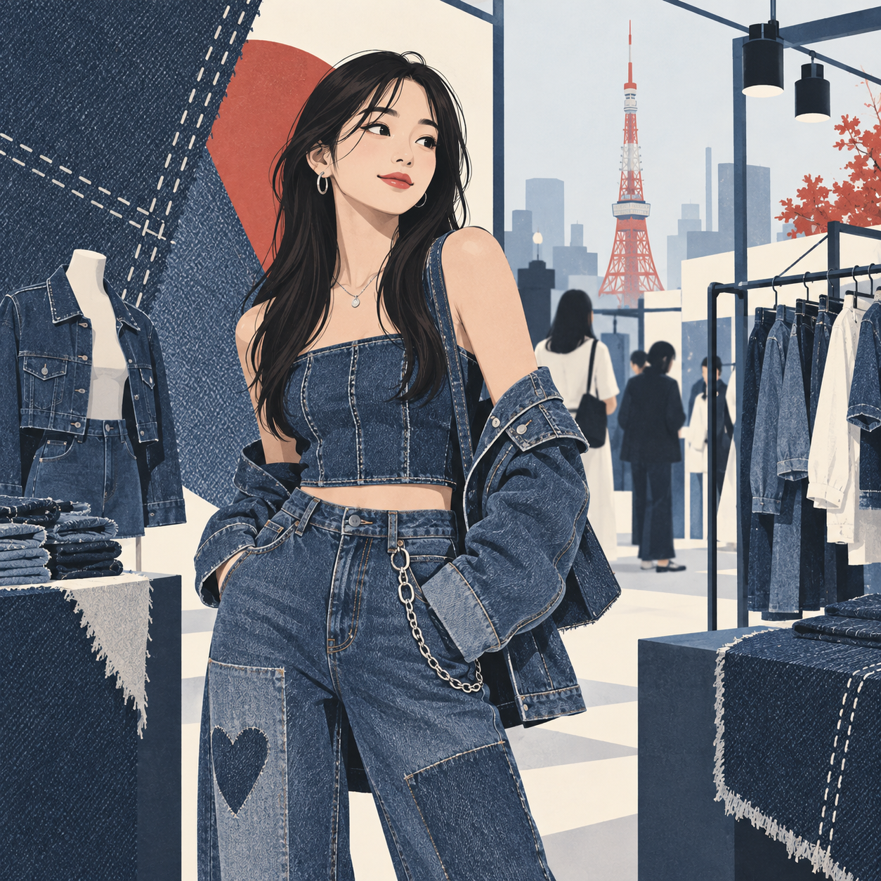 Rosé现身东京Levi’s联名快闪活动 展现个人牛仔时尚风格