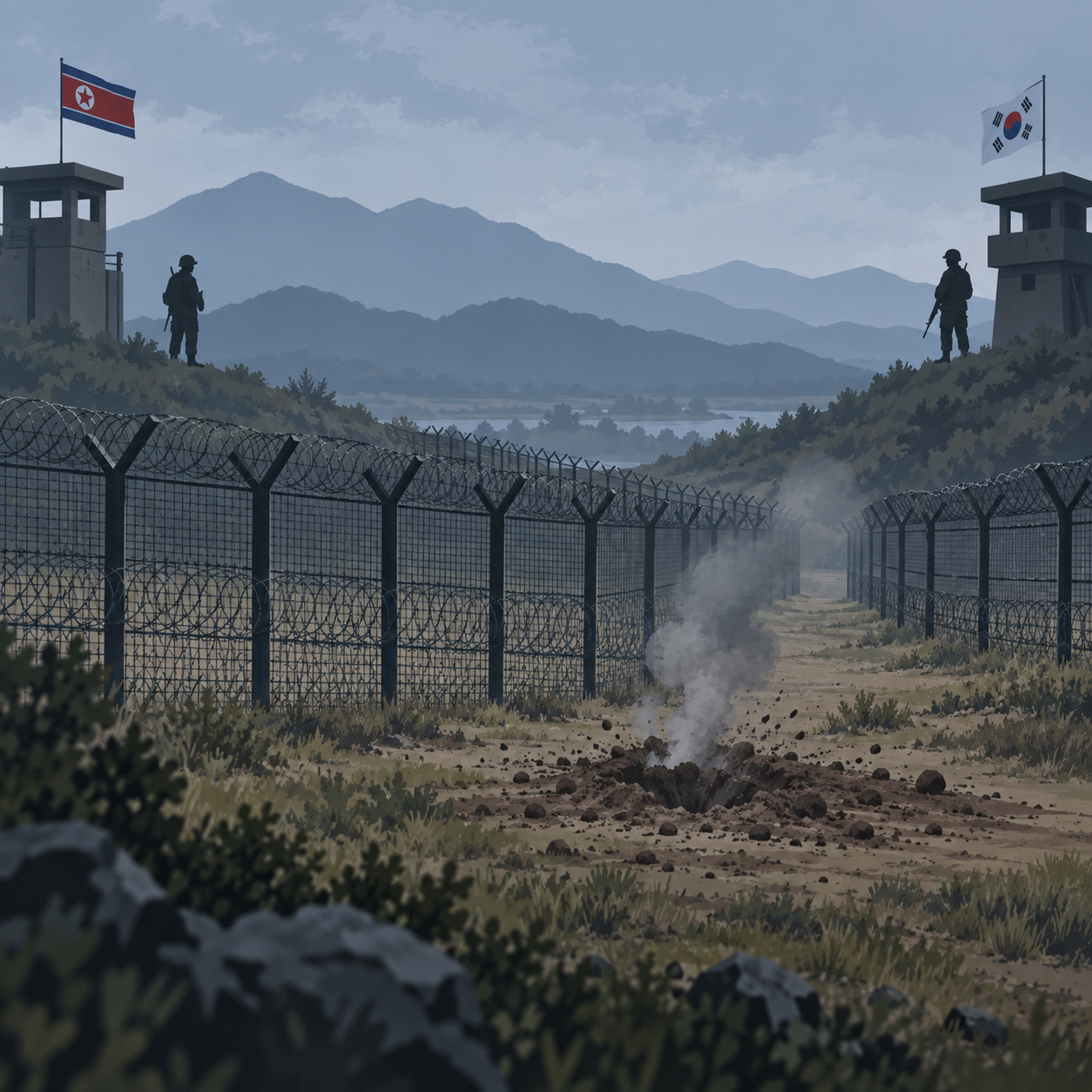 朝鲜否认韩国称其制造非军事区地雷爆炸