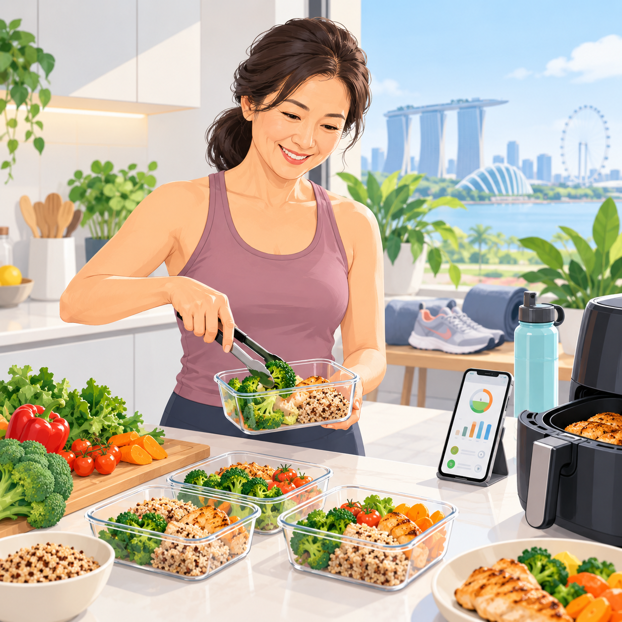 吃得饱也能瘦：靠运动与饮食调整减重50公斤