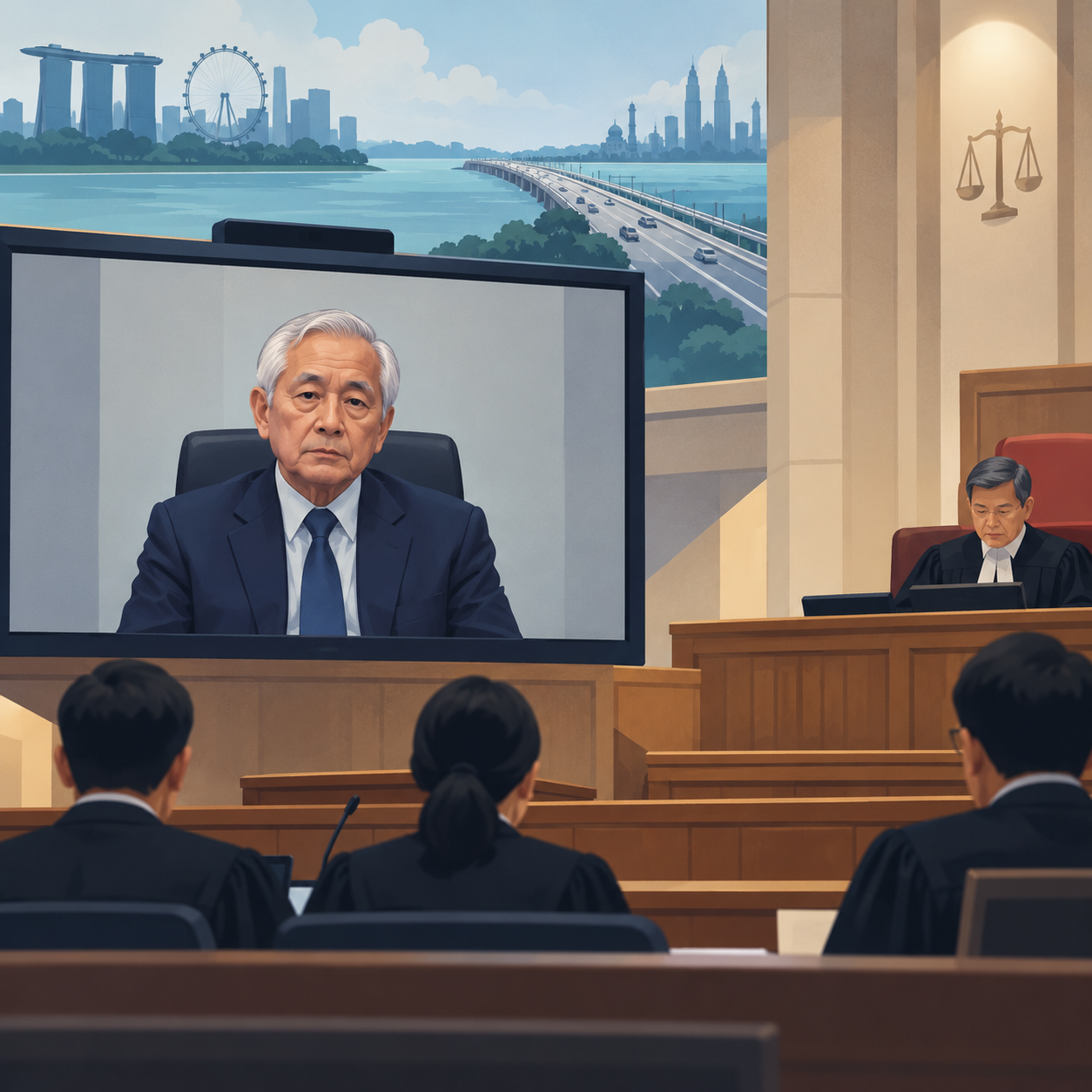 林鼎章涉嫌潜逃马来西亚后首次出庭，再面对新控状