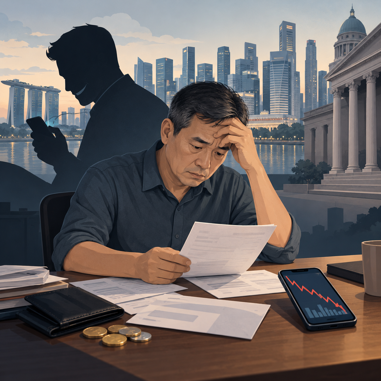 男子涉投资骗局被控三项欺骗罪，损失逾220万元