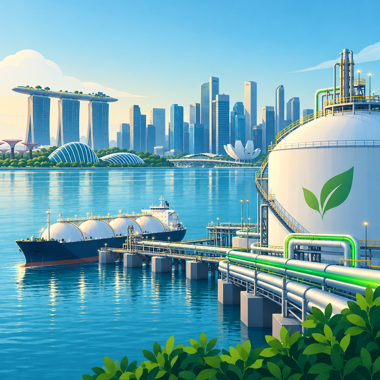 陈诗龙：生物液化天然气可增强新加坡能源韧性