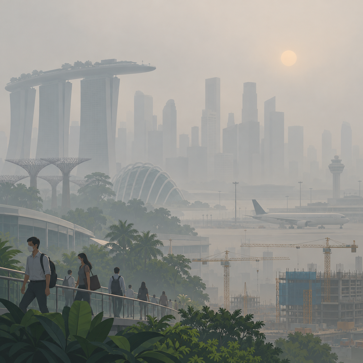 分析师：若烟霾持续，新加坡旅游与建筑业或受冲击，整体影响有限
