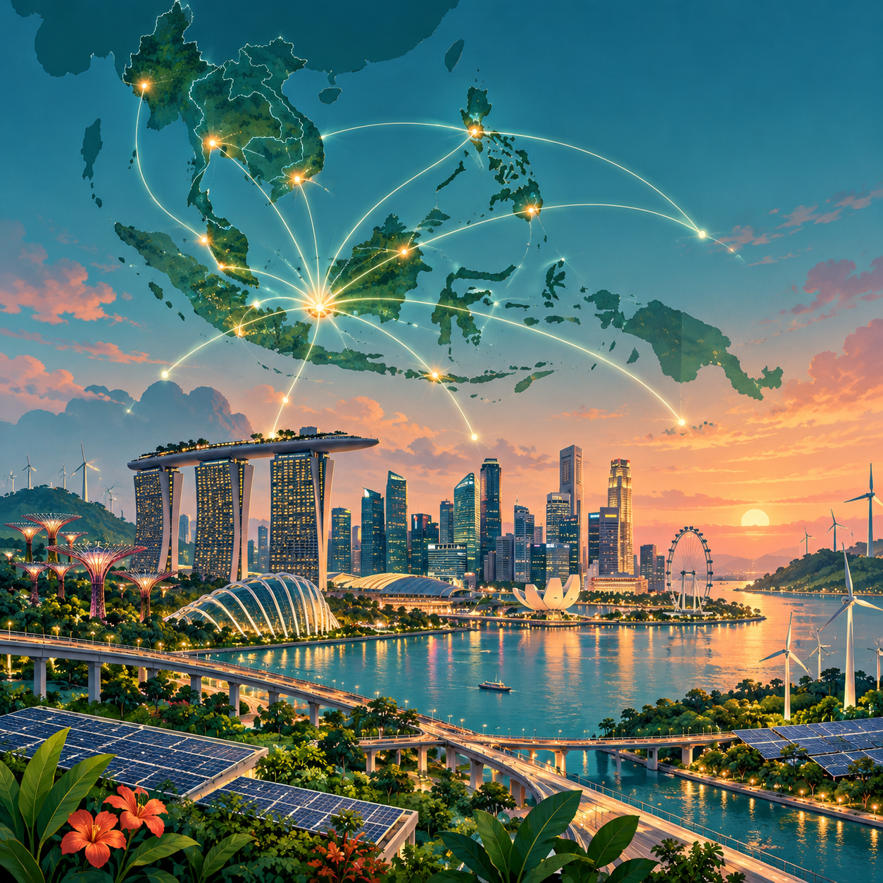 新加坡2027年担任东盟轮值主席国，料推动可持续发展与区域能源整合