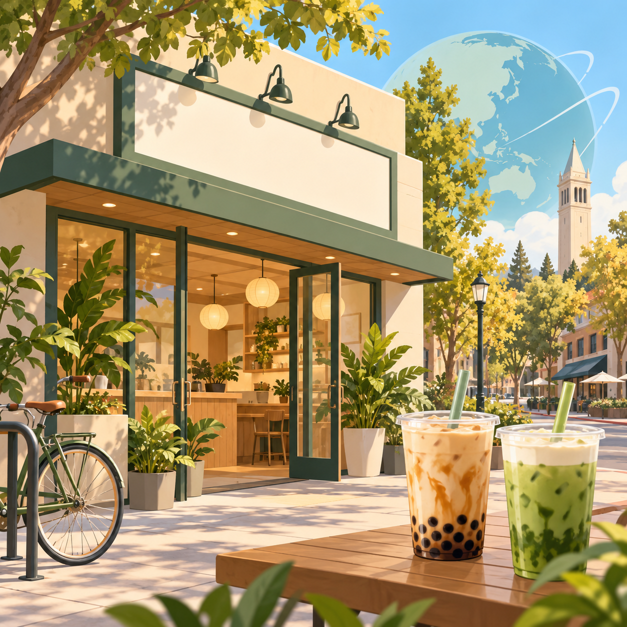 山东茶饮品牌冰雪时光在美国加州戴维斯开设首店