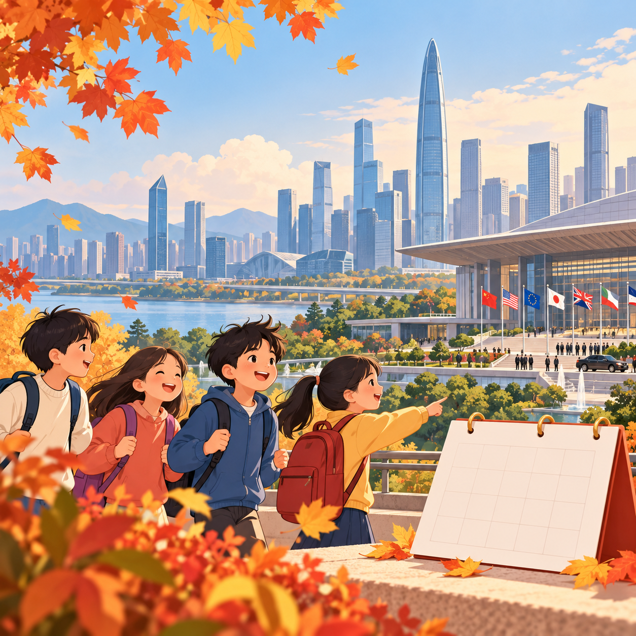 深圳中小学秋假定于11月17日至20日，适逢APEC峰会
