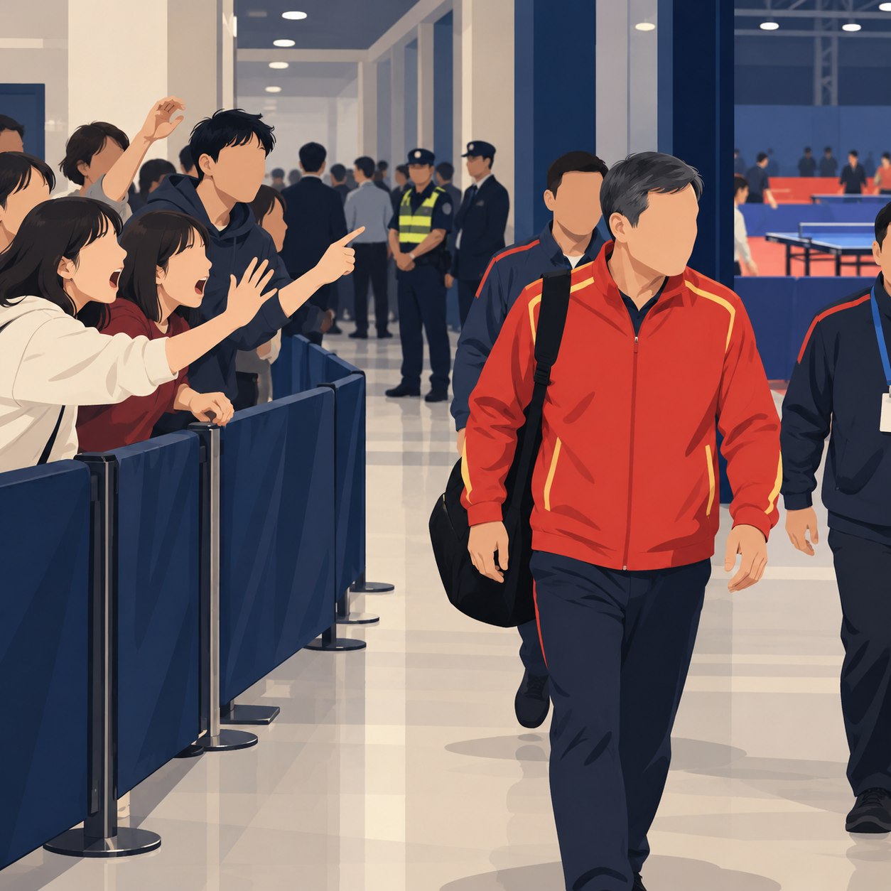 北京警方：三人因辱骂国乒教练员被行拘
