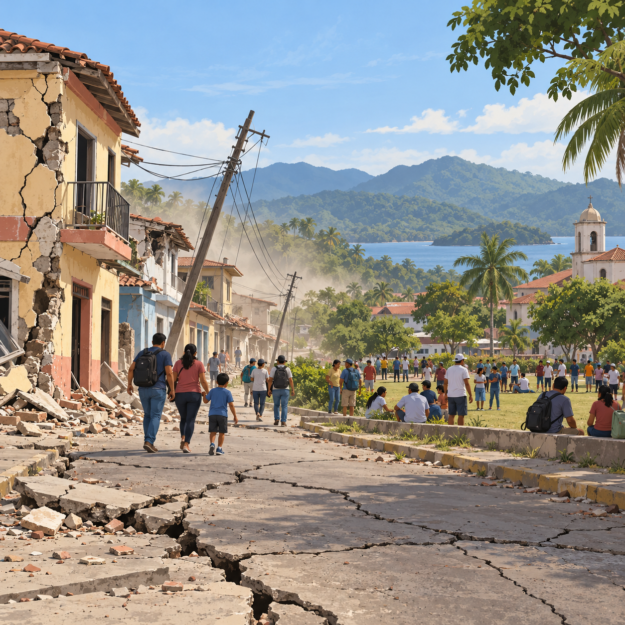 巴拿马发生两次强震及多次余震，多地疏散