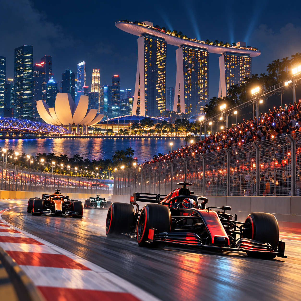今年新加坡F1大奖赛吸引逾30万人观赛 创历来第二高