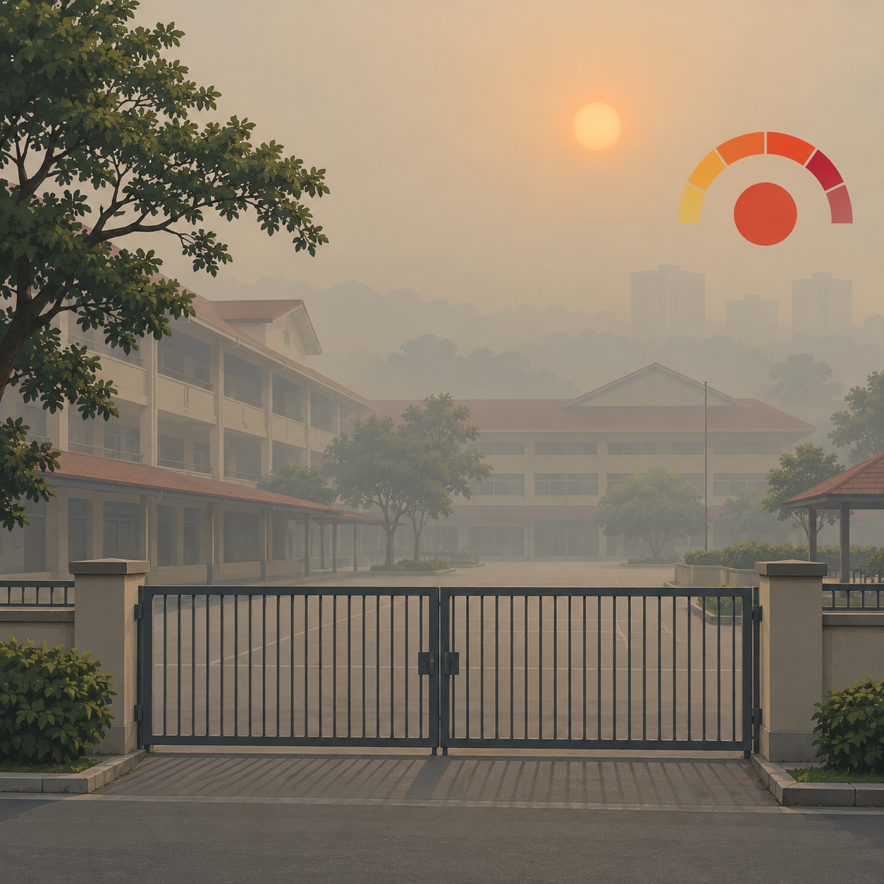 柔佛学校因持续雾霾停课至10月16日