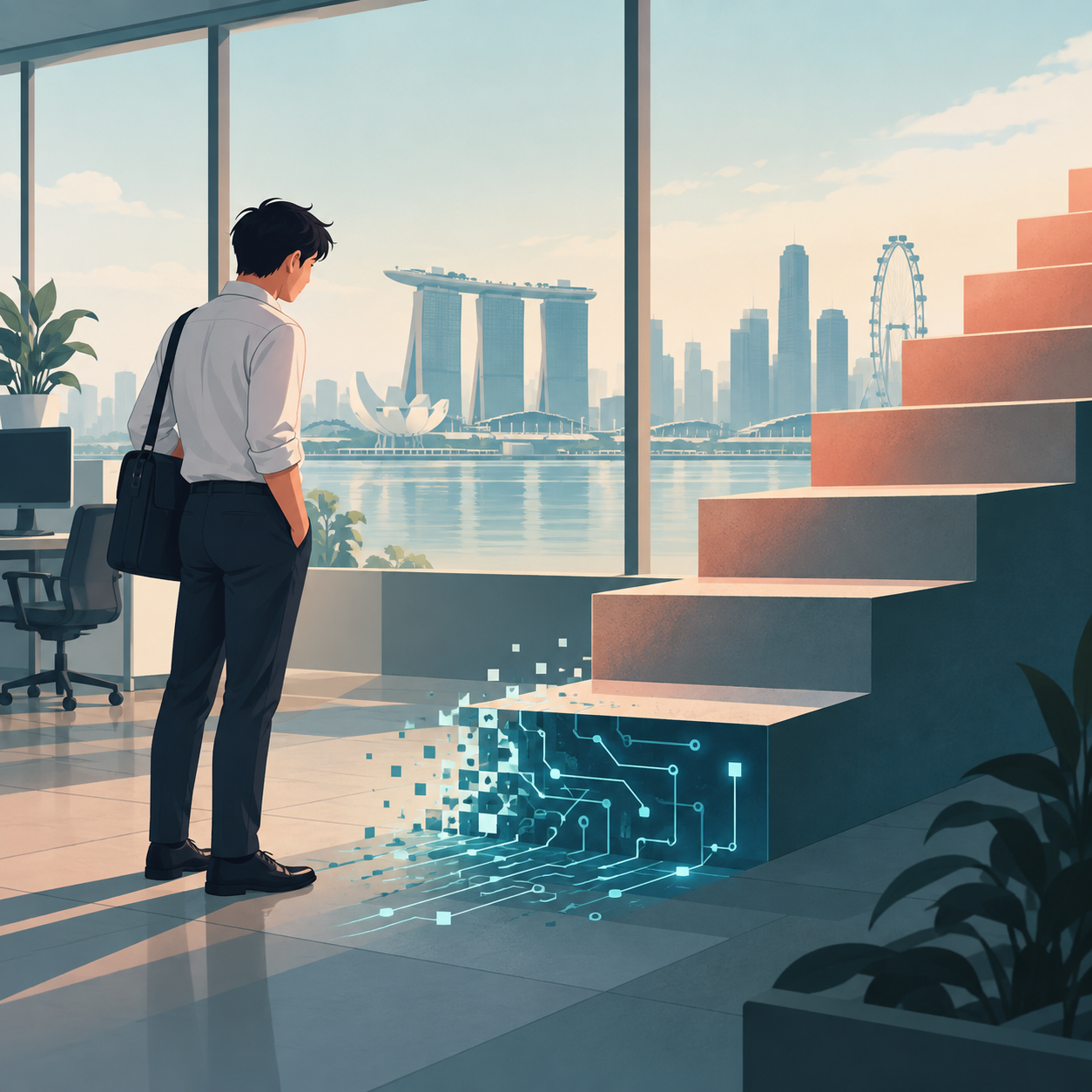 黄循财：政府担忧人工智能冲击年轻人的职业起步岗位