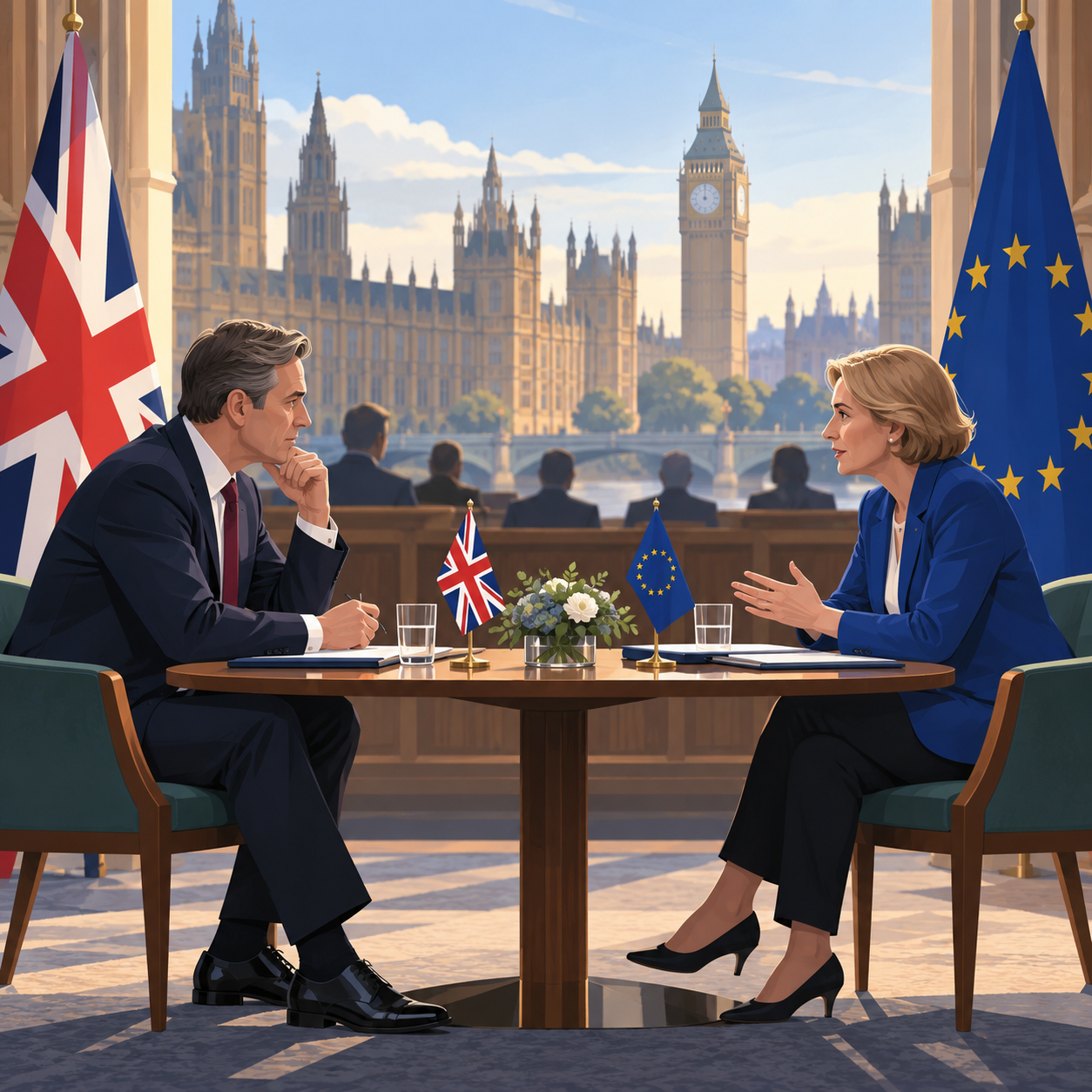 英国首相盼下月与欧盟达成协议，呼吁深化关系引发脱欧辩论