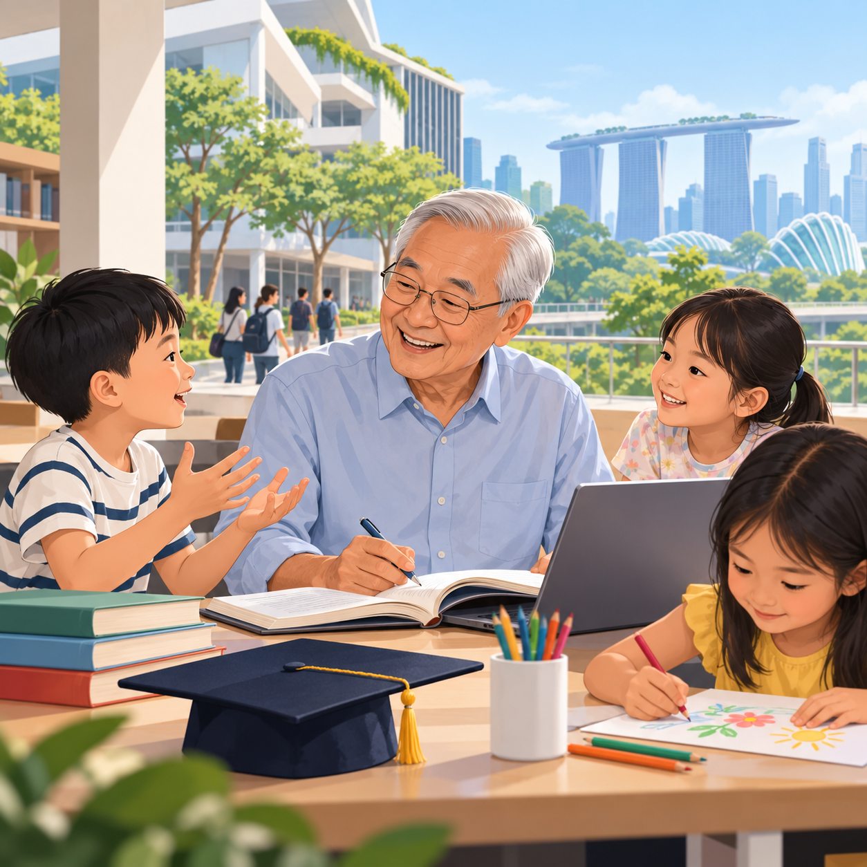 71岁华校生重返大学圆梦，半工半读毕业生研究幼儿表达