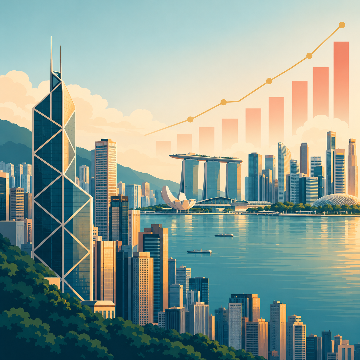 香港置地领涨新加坡股市，涨幅2.52%