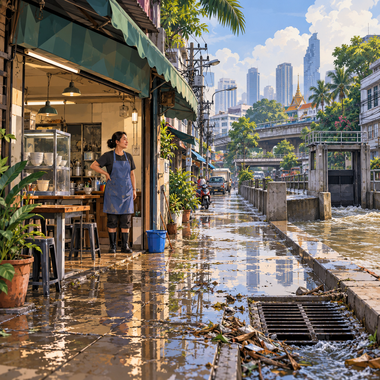 专家：曼谷应对极端降雨仍面临排水与规划短板