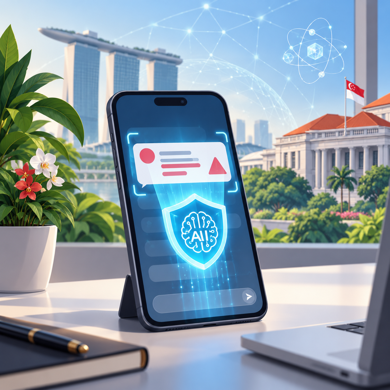 新加坡GovTech与谷歌DeepMind合作开发设备端AI诈骗实时检测
