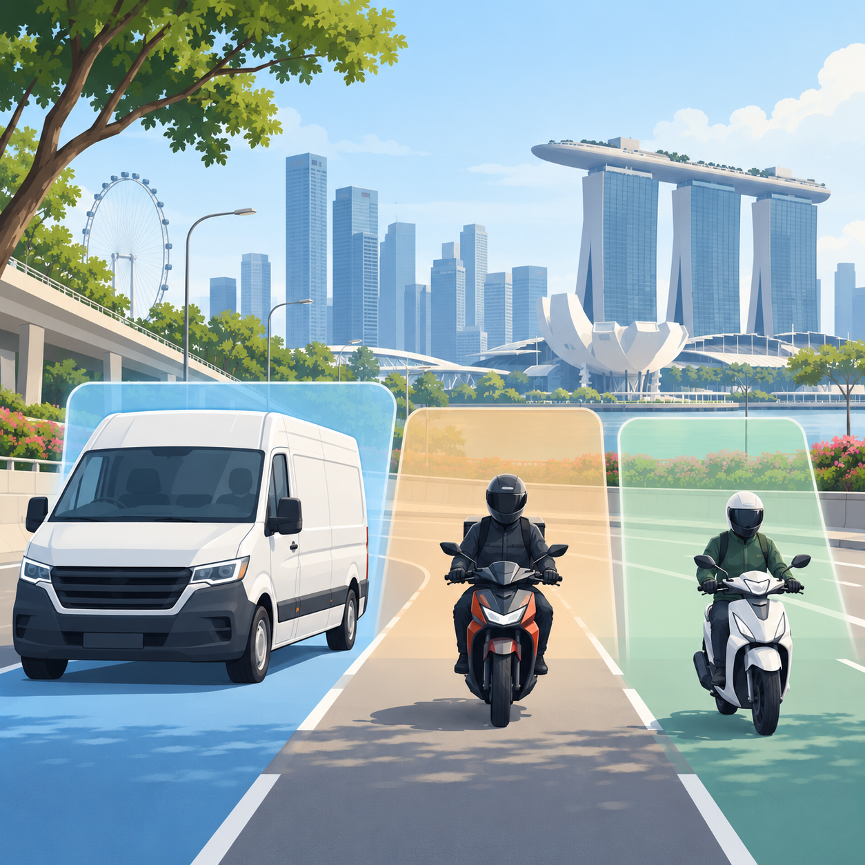 新加坡应考虑调整商用车与摩托车拥车证分类