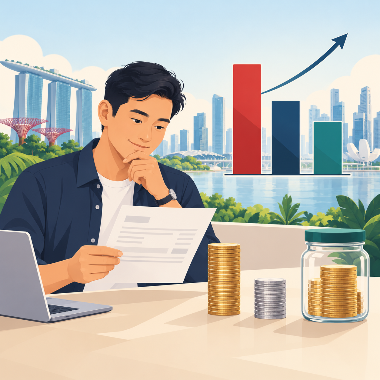 新加坡半数劳动者月收入或超6000新元，到手工资有多少？