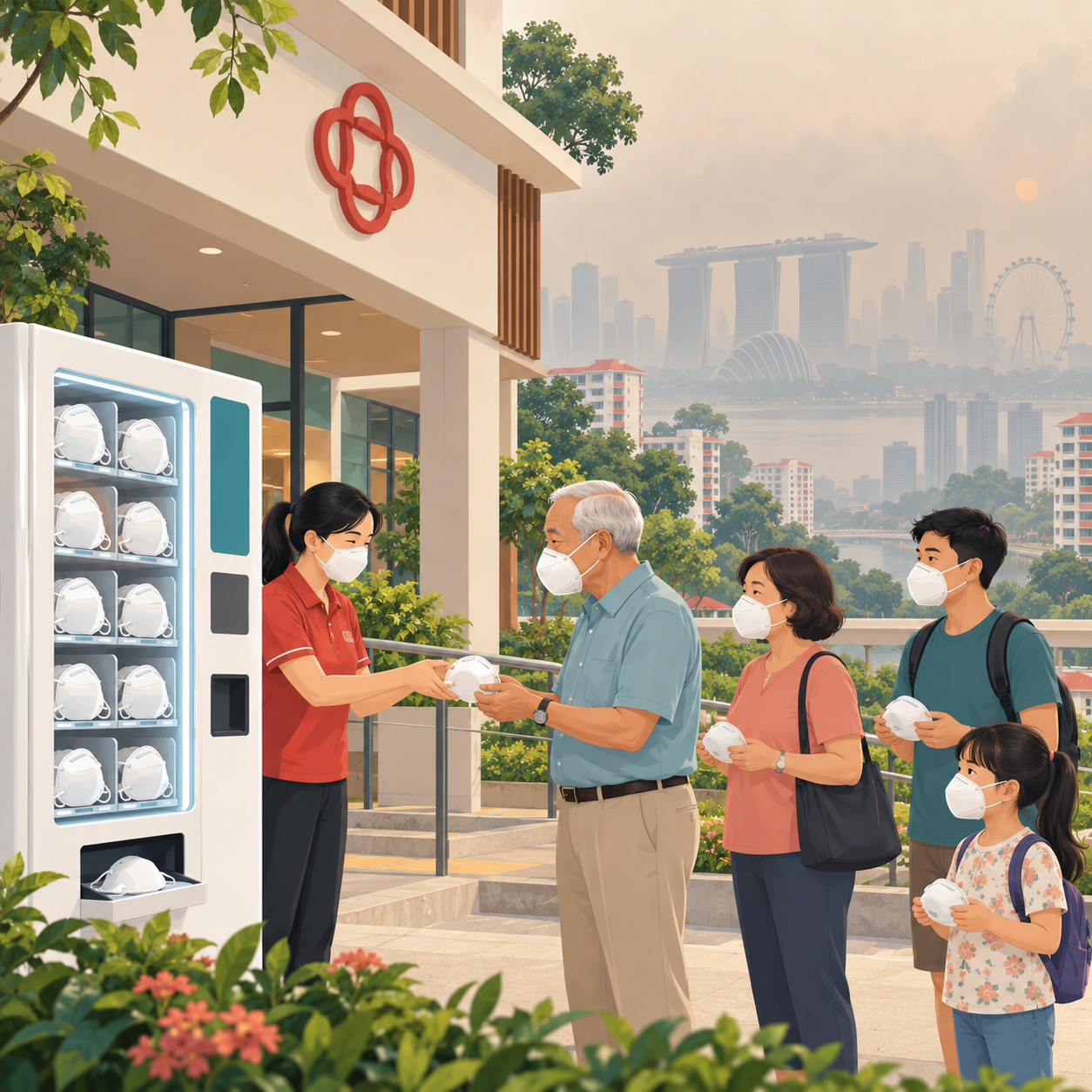 新加坡分阶段派发免费N95口罩，哪些人可领取？