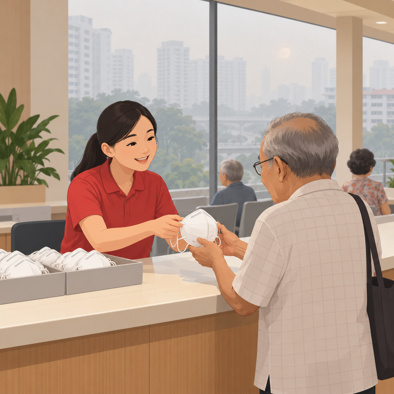 新加坡社区俱乐部将向符合条件者派发N95口罩