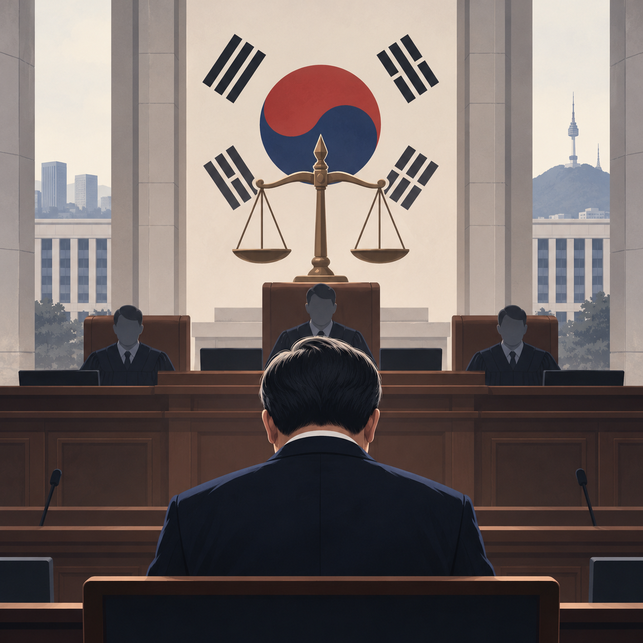 尹锡悦涉内乱案二审最快或于年内宣判