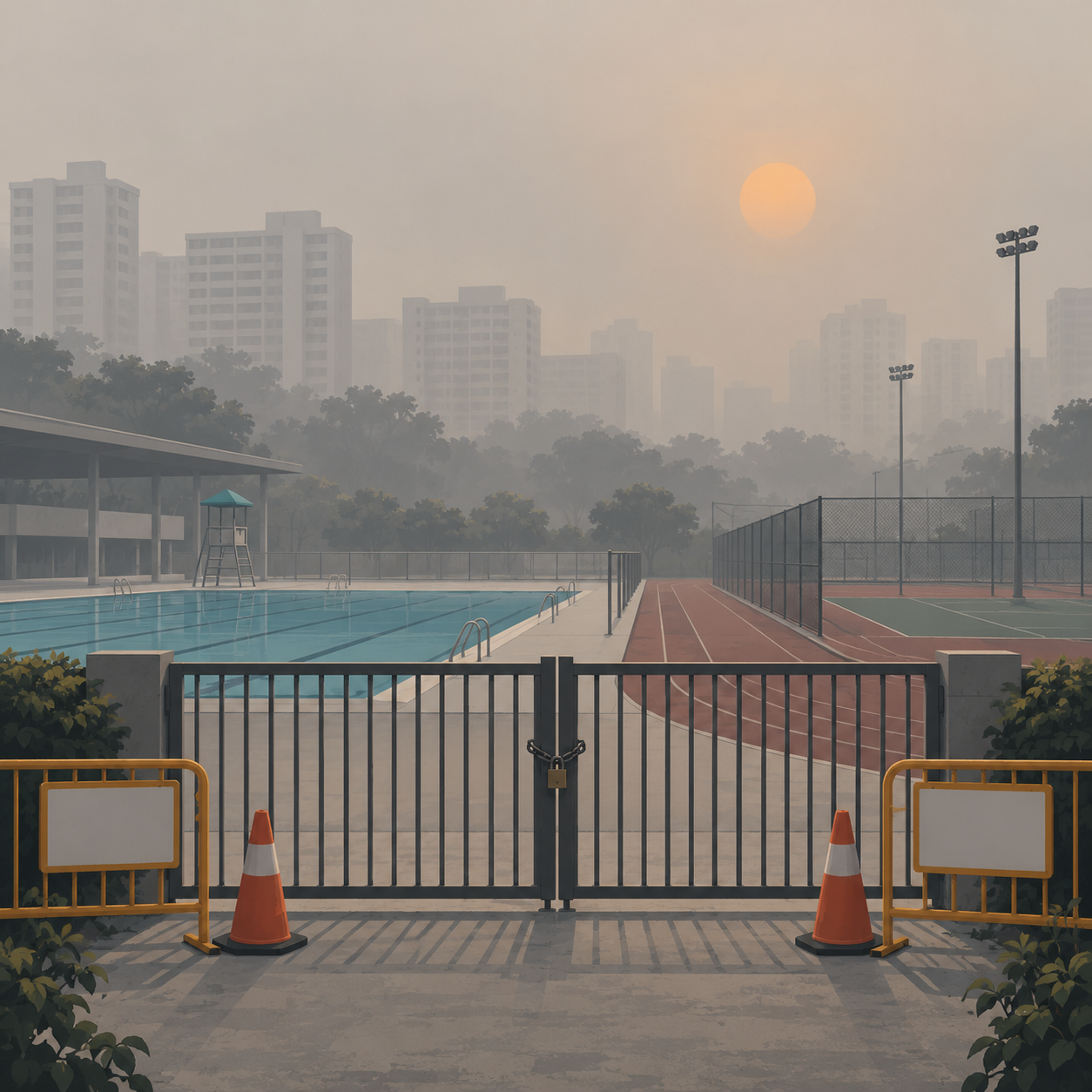 烟霾加剧，ActiveSG关闭东部和中部户外及无空调设施