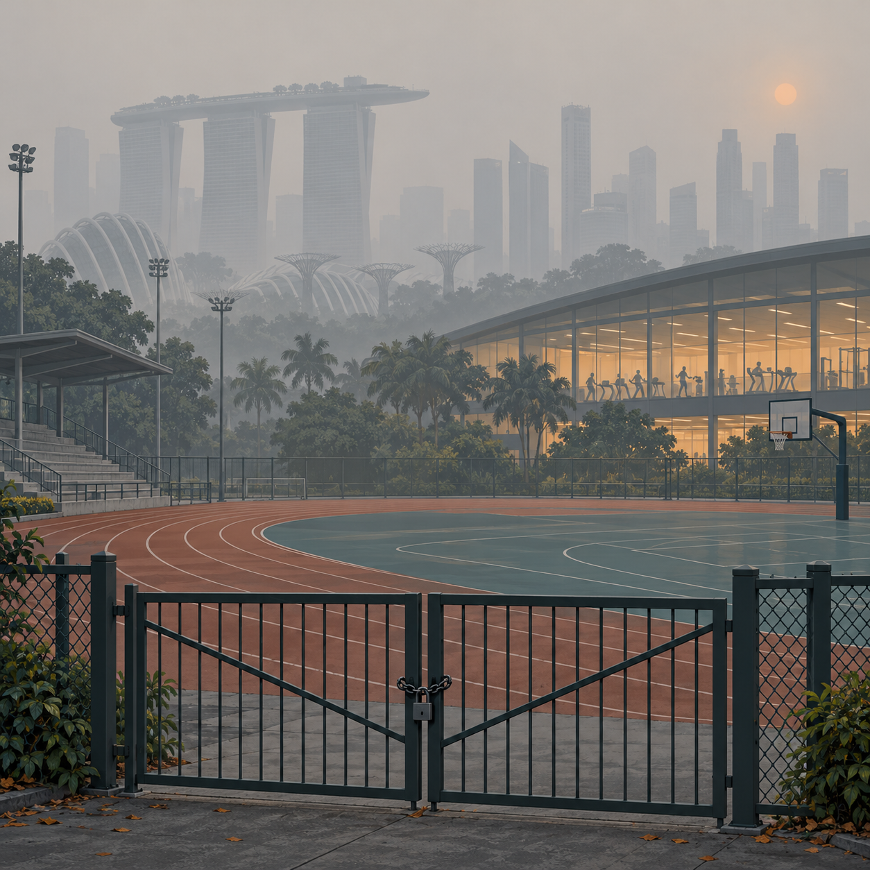 霾害加剧，新加坡所有ActiveSG户外及非空调设施暂时关闭
