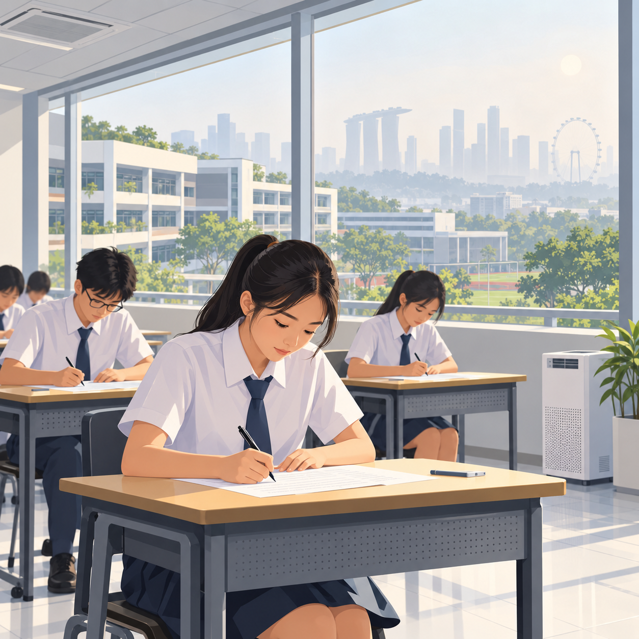 新加坡学校将继续开放 下周O水准和A水准考试照常举行