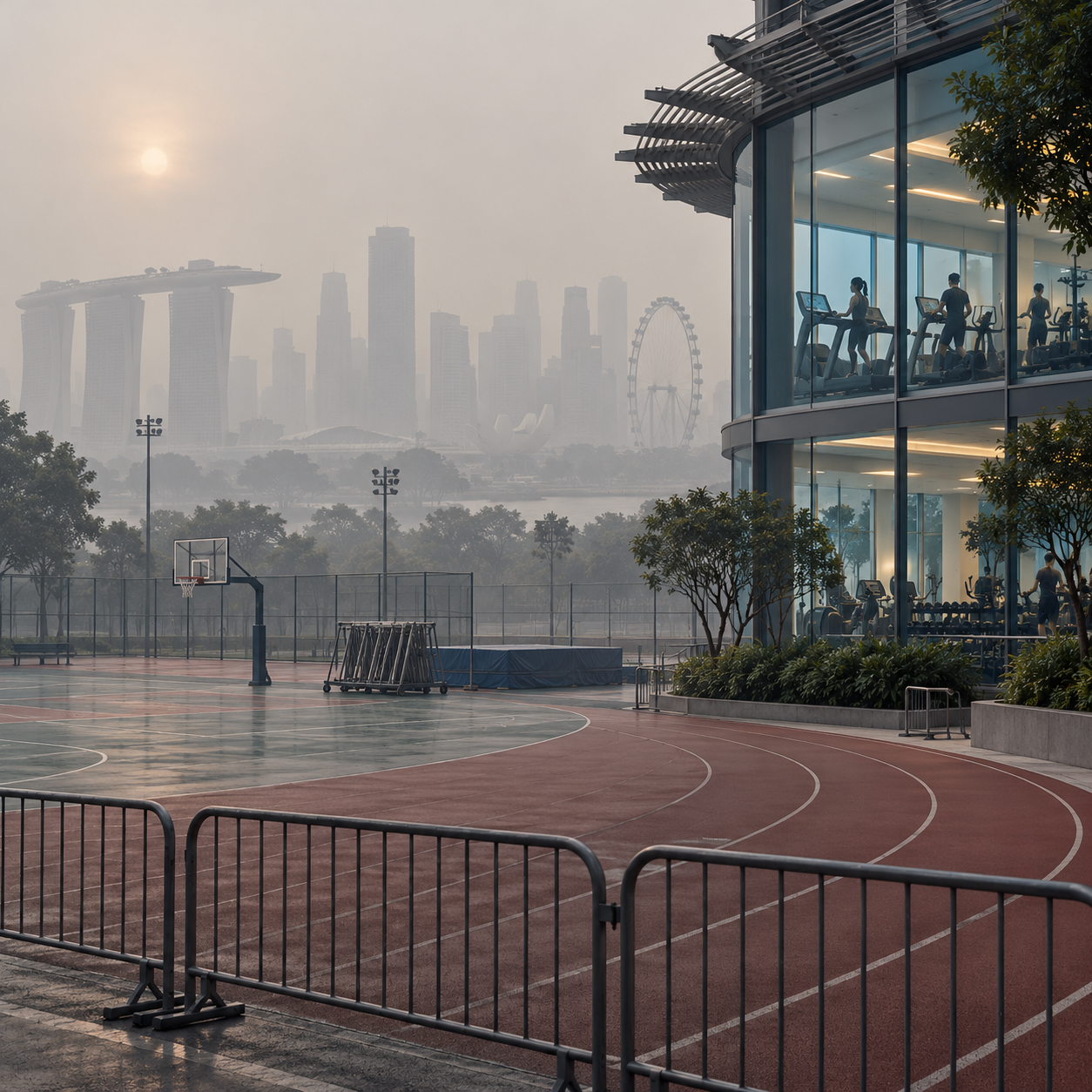 烟霾情况变化，新加坡所有ActiveSG体育中心关闭户外及非空调设施