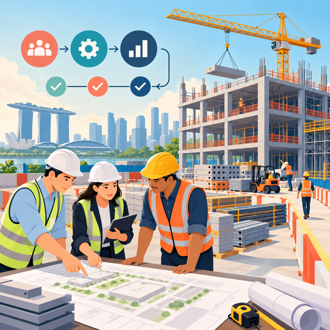 精益建造跃升计划11月推出 助建筑业提升生产力