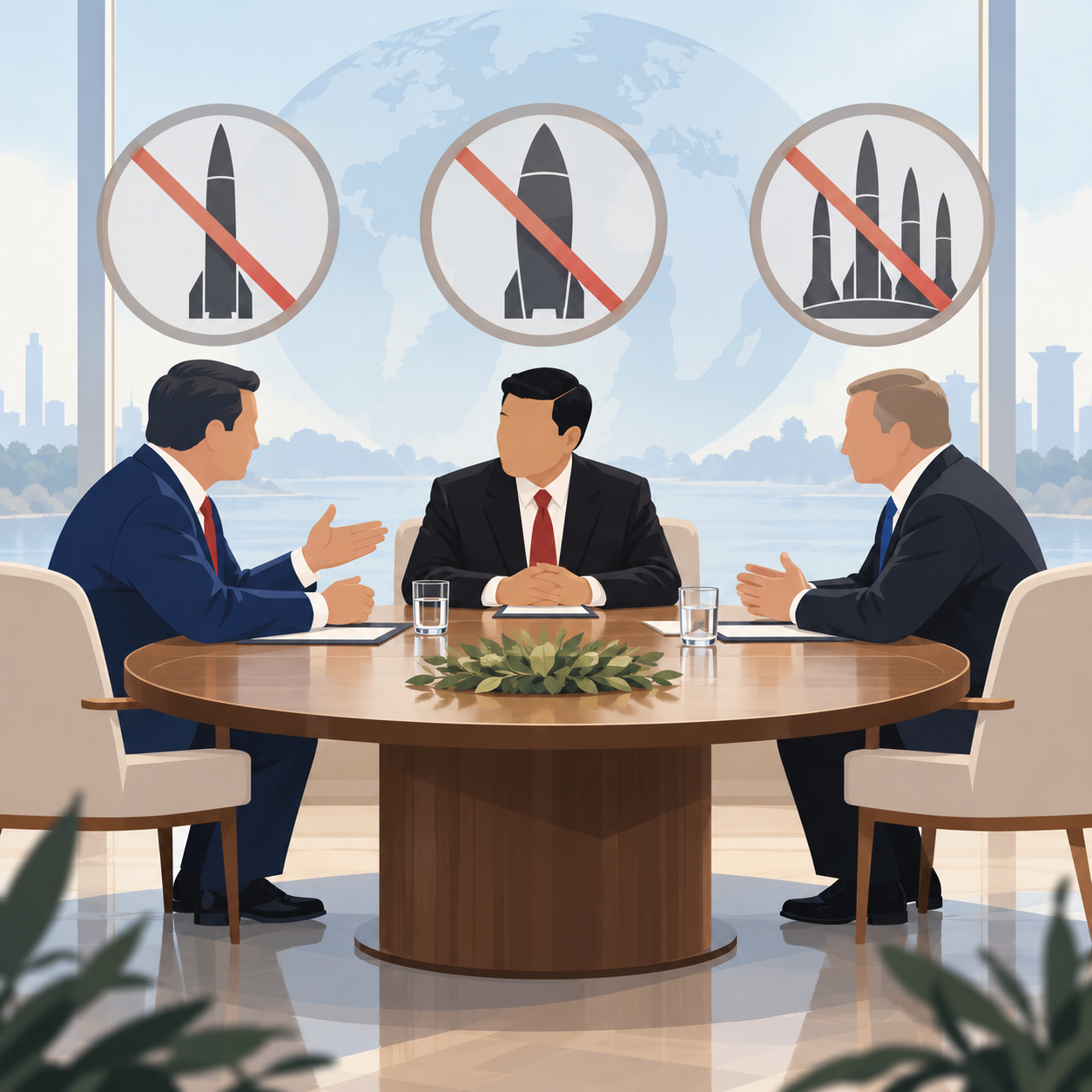 特朗普称美中俄正谈判推动无核化