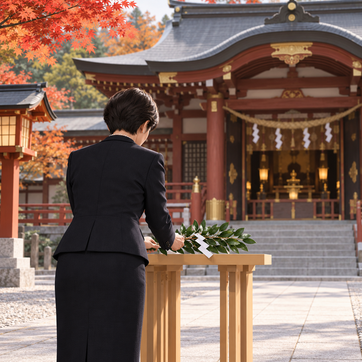 高市早苗以首相名义向靖国神社供奉祭品