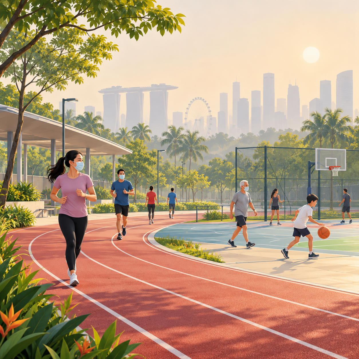 全岛ActiveSG户外设施今天恢复运作