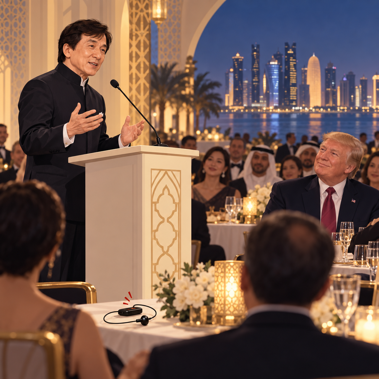 向太回忆李连杰临时改用英文演讲：因此结识克林顿