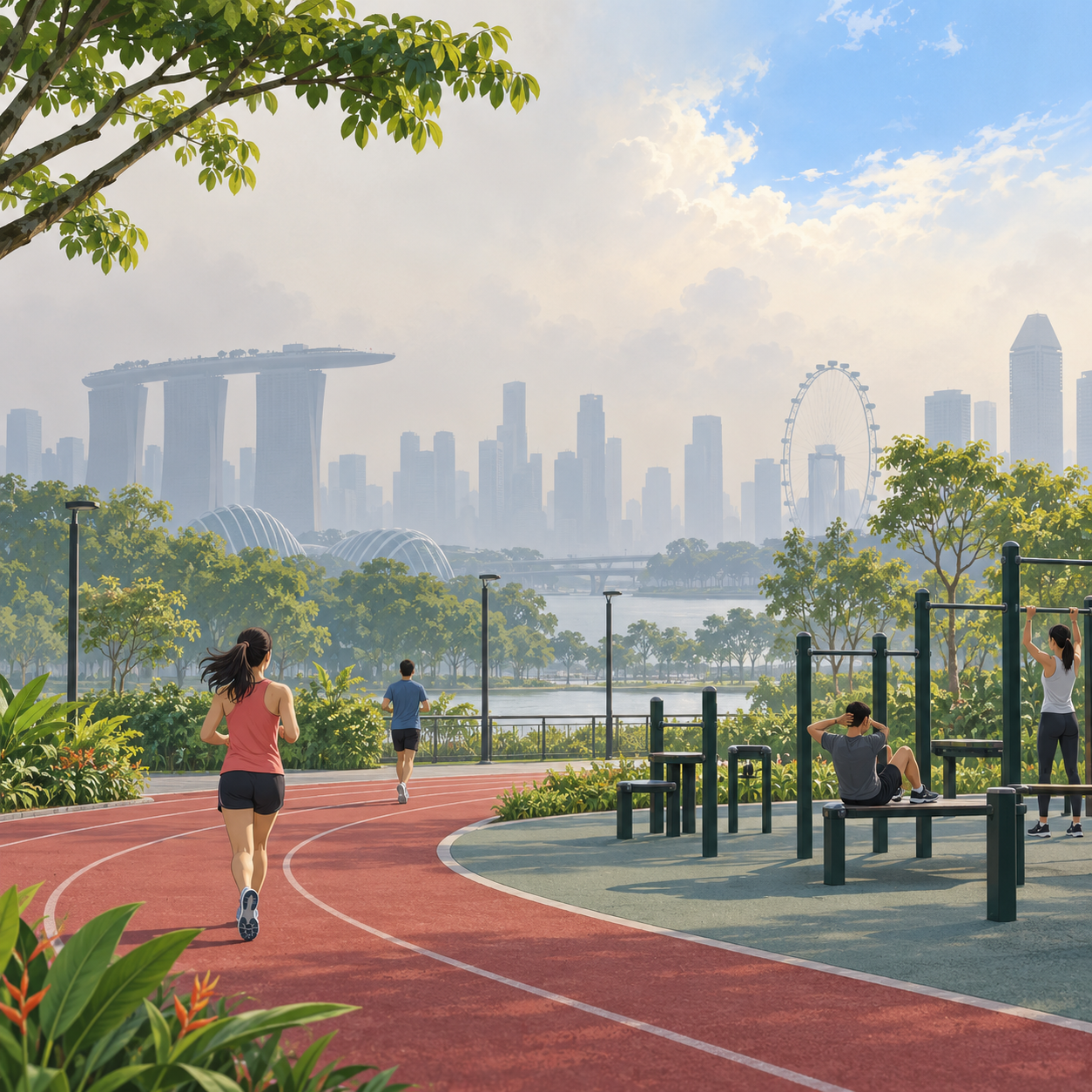 ActiveSG户外设施恢复开放，烟霾预计周日减轻