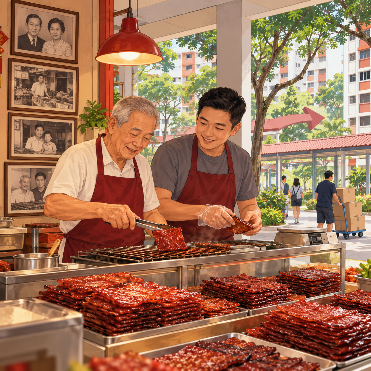 扎根忠邦40年，肉干店家族生意传至第四代