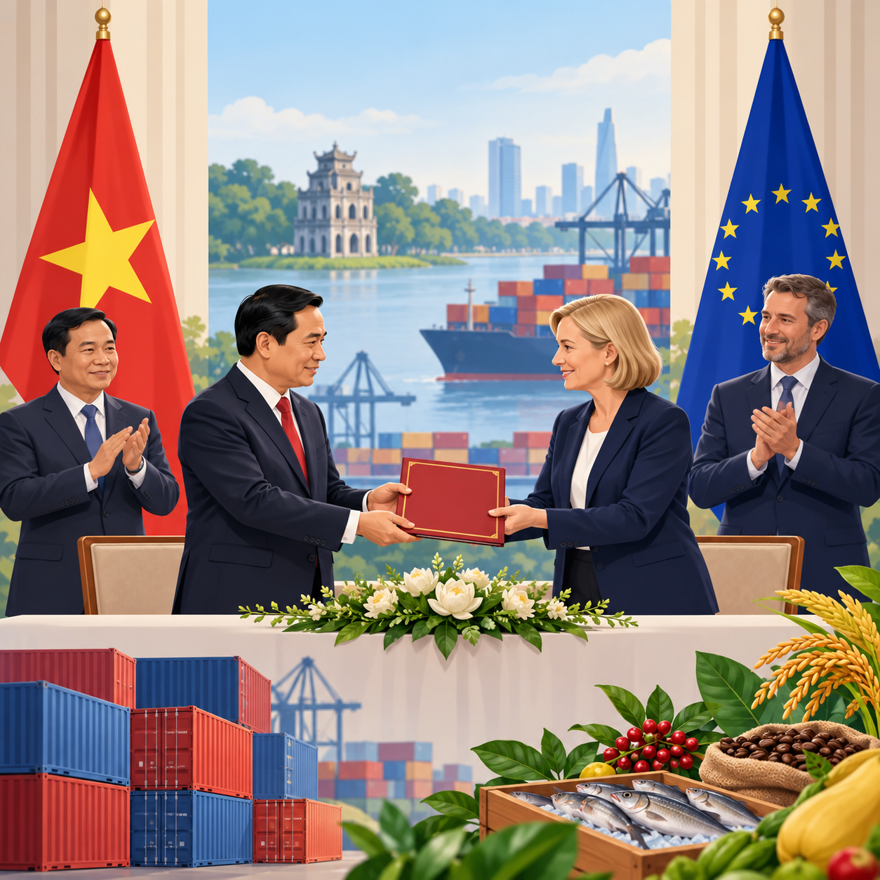 越南与欧洲自由贸易联盟四国签署自贸协定